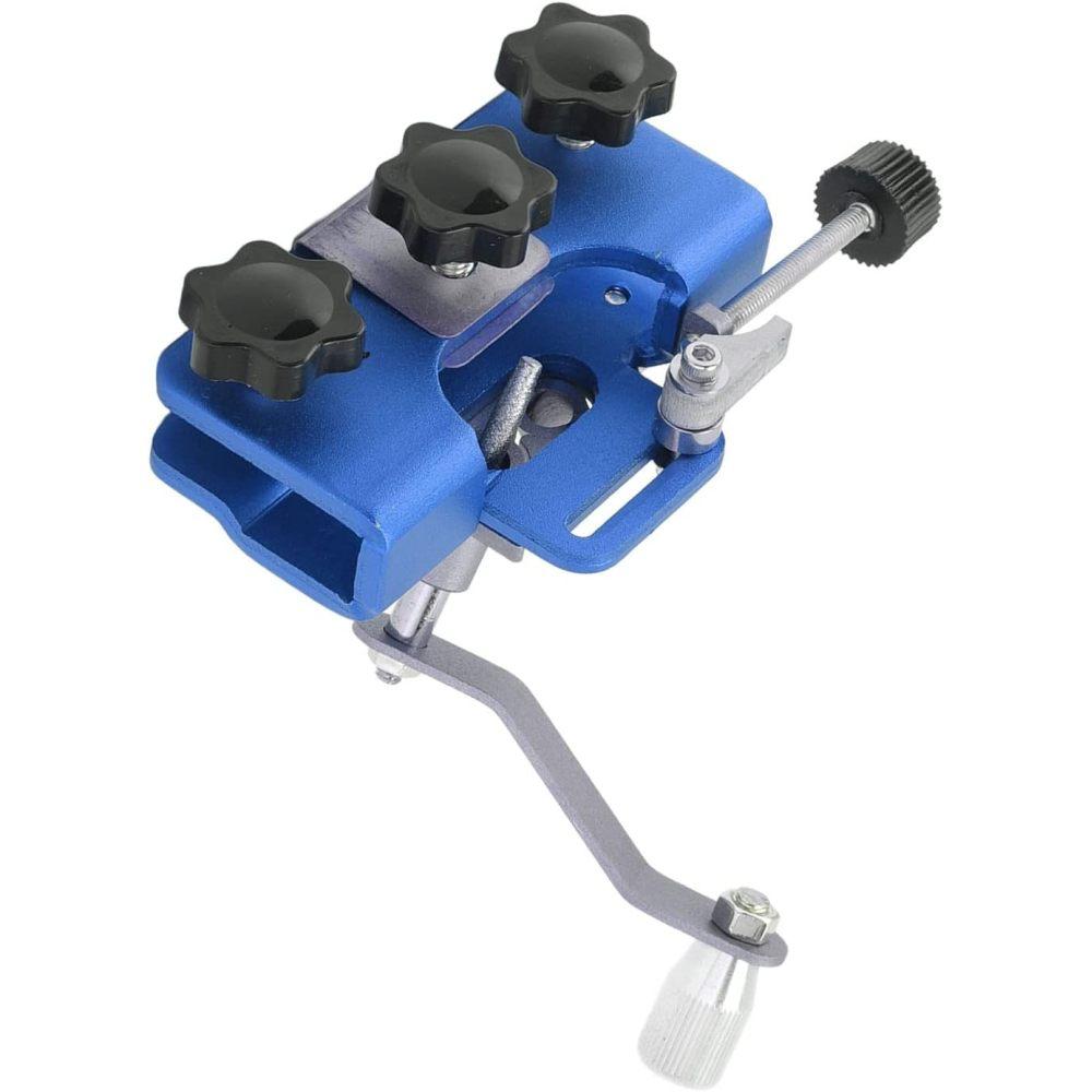 Chainsaw Chain Sharpening Jig, Portable Manual Sharpener for Sharpen with The Hand Crank, Suitable All Kinds of Saws and Electric Saws, Tool Clamp