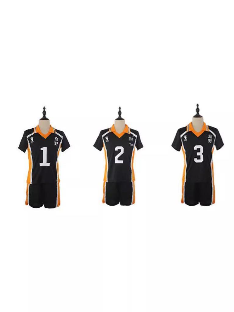 Haikyuu Karasuno High School Volleyball Uniform Cosplay Jersey