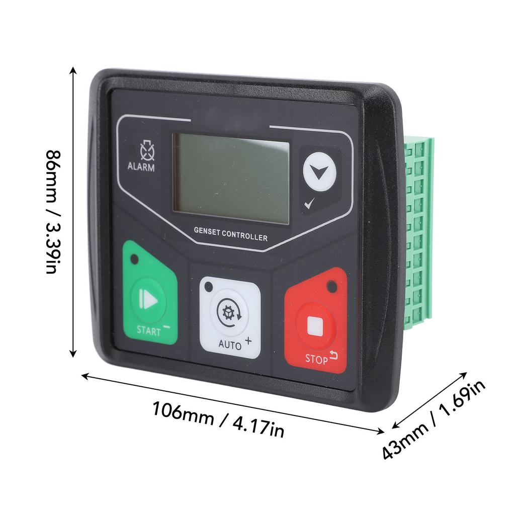 DC30D Generator Control Panel Multiple Input Output Interfaces User Friendly Self Starting Generator Control Panel for Hospitals Data Centers