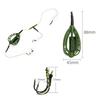 1 Pcs 48g Holder With Hook Carp Fishing Tackle Tool Fishing Bait Line Group Feeder Sinker String Hook Carp Fish Bait Feeder New