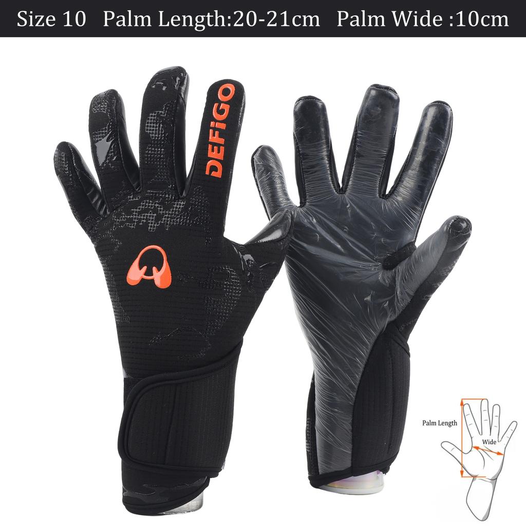 Fußball Torwarthandschuhe Professionell Latex Dicke Polsterung Kinder Erwachsene Spiel Torwart Fußball Kinder Torwart Fußballhandschuhe