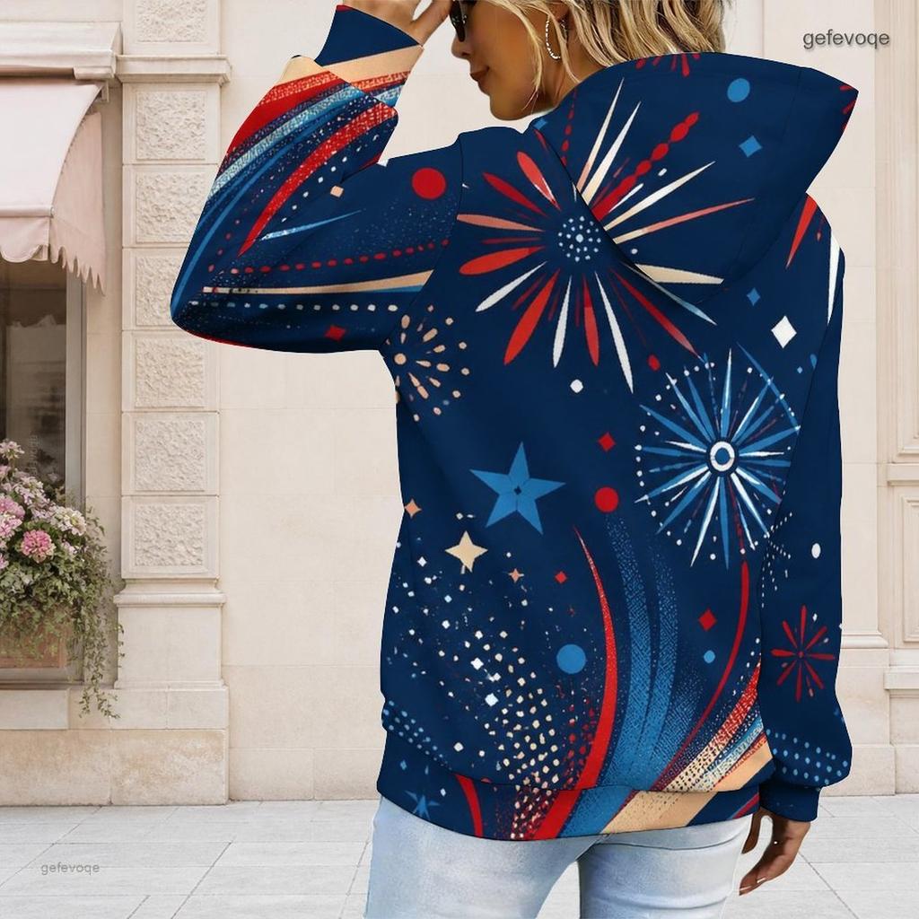 Womens Plus Size Hooded Sweatshirt White Drawstring Long Sleeve Loose Casual Fashion Daily Wear