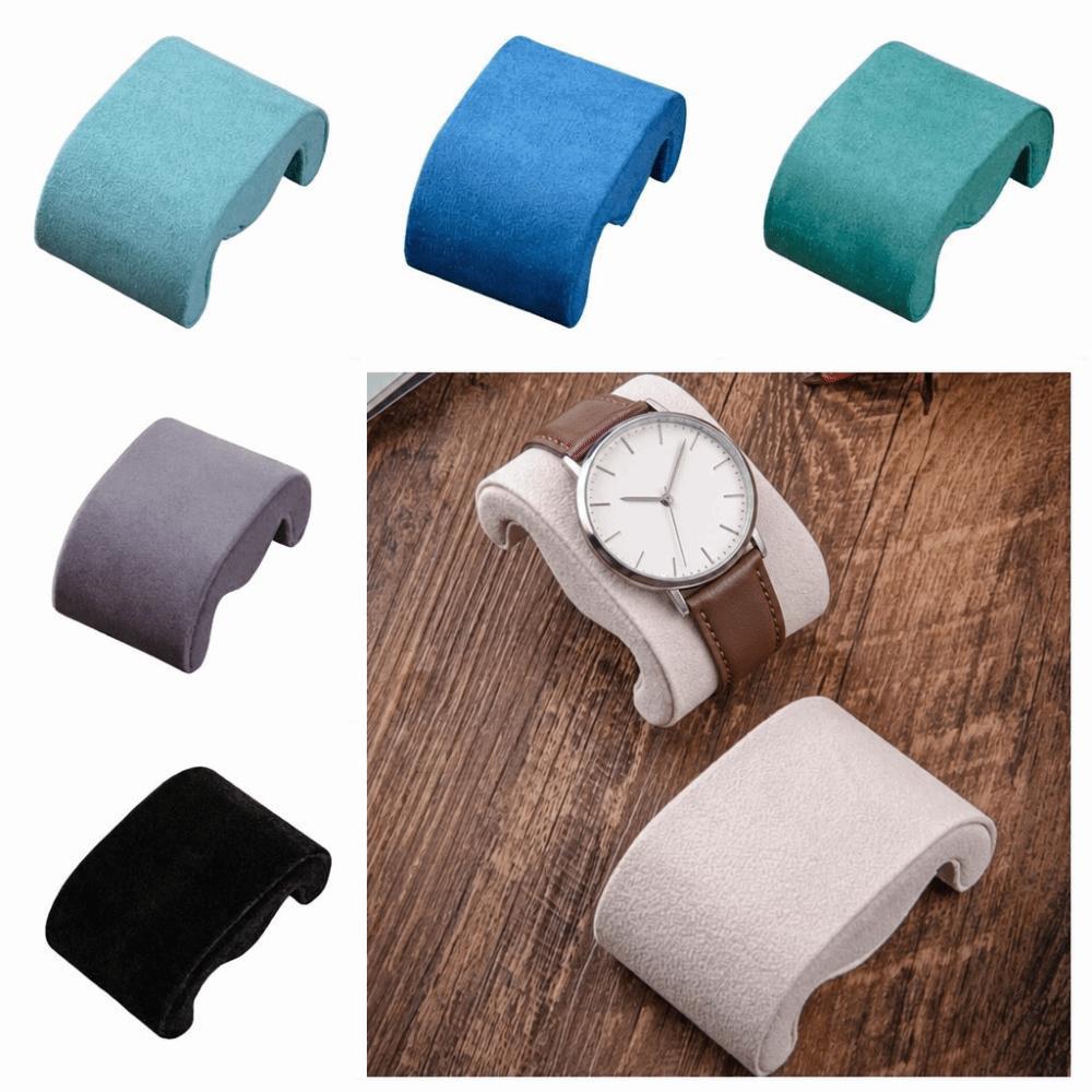 Display Feste Kissen Wildleder Samt Armbanduhr Kissen Weiches Uhren Aufbewahrungskissen Armband