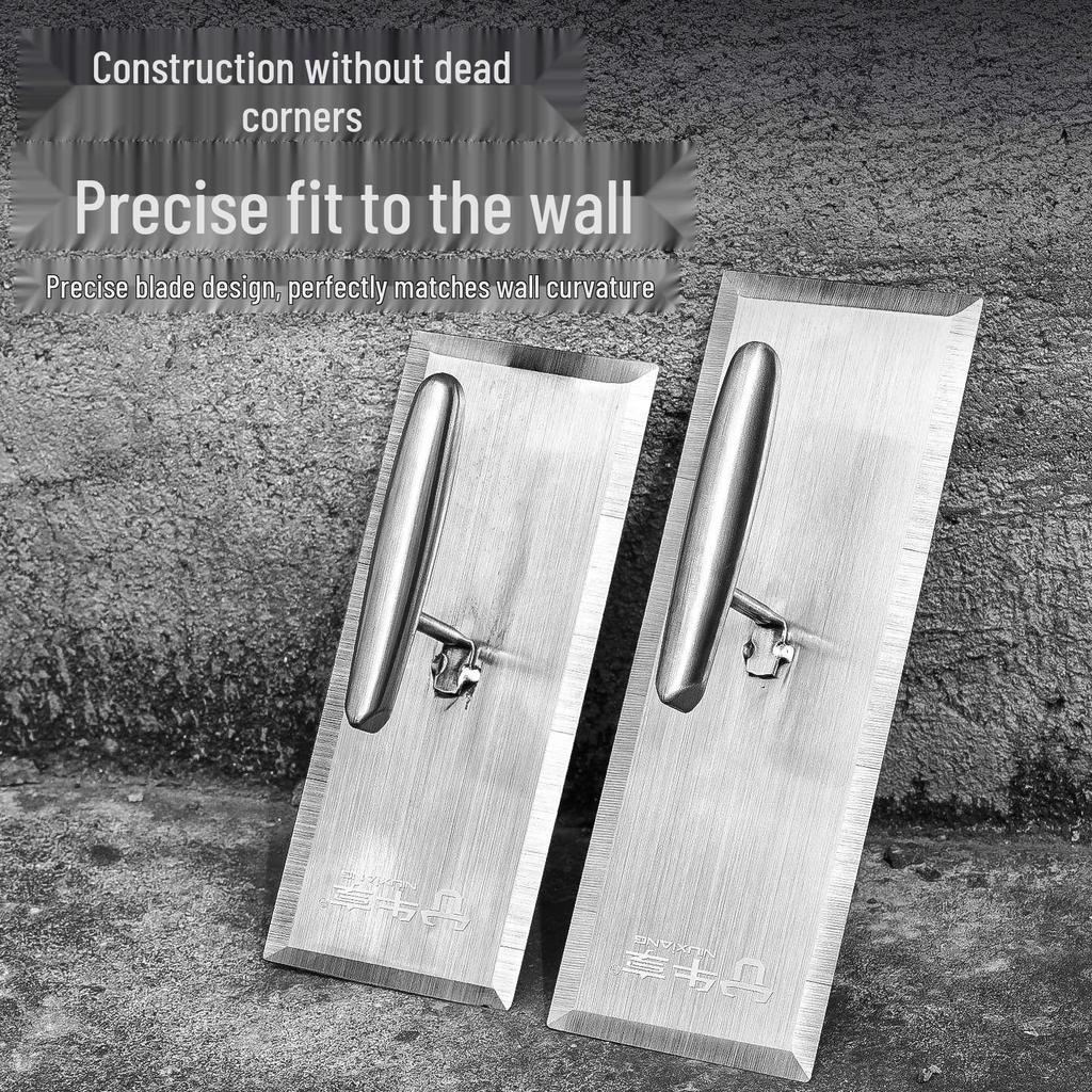 Stainless Steel Plastering Trowel and Putty Scraper Tool for Masonry and Wall Finishing