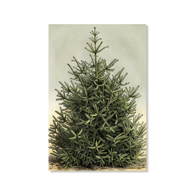 Christmas Gallery Wall Art Prints Rustic Winter Oil Painting Canvas Poster Holiday Decorative Wall Pictures Farmhouse Wall Decor