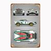 Lancia Stratos Rally HF Metal Sign Mural Painting Customize Kitchen Tin Signs Posters Room Wall Decoration Retro Man Cave Tavern