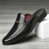 Designer Neue Gelb Weiß Schwarz Halbschuhe Schuhe Herren Lässig Lackleder Mules Mokassins Atmungsaktive Loafer Zapatos Hombre