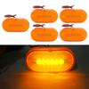 5pcs 6LED 12V Side Marker Indicators Lights for Truck Trailer Practical Accessory