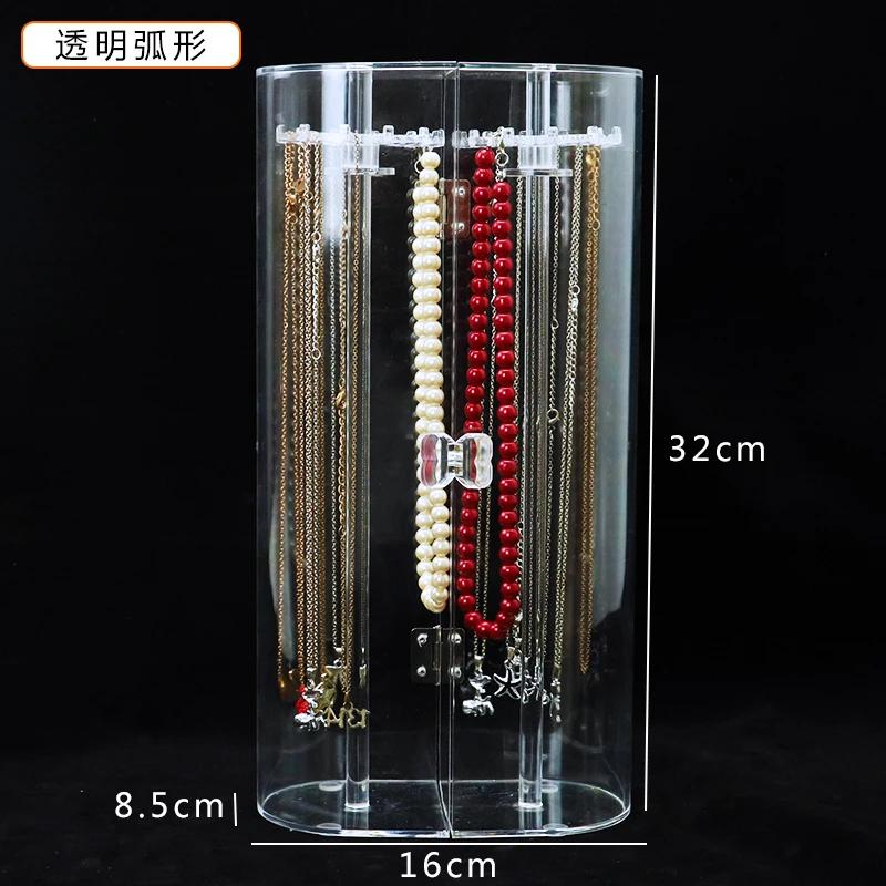 

Transparent Jewelry Box Acrylic Bracelet Earrings Jewelry Box Organizer Necklace Display Stand Women Accessories Holder Storage