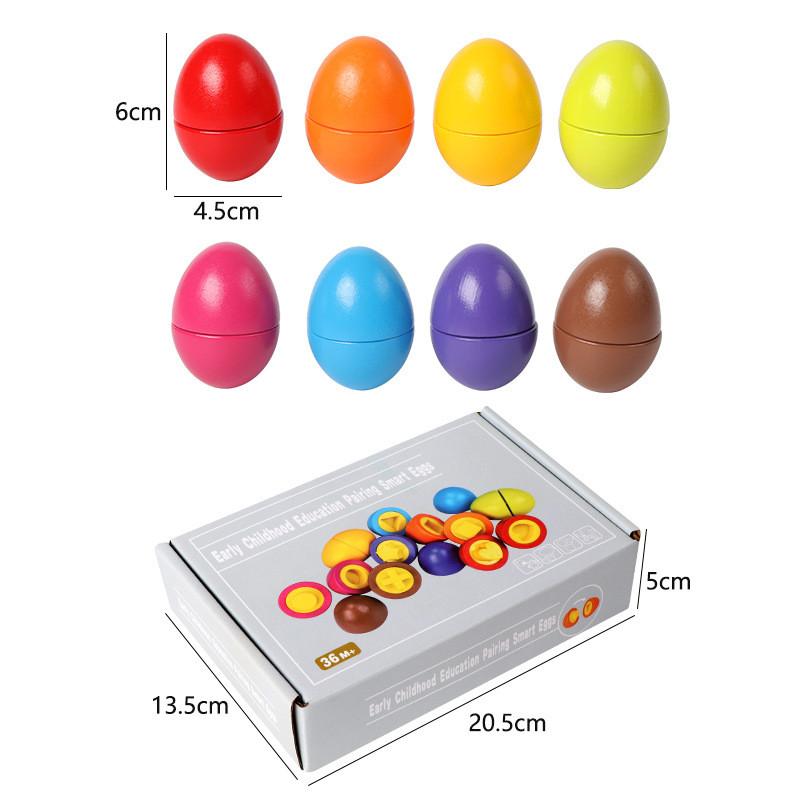 

Pair Kids Educational Egg Toy For Cognitive Skills And Shape Recognition Play