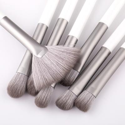 12PCS Eyeshadow Makeup Brushes Blending Eyebrow Brush Eyeliner Brush Wool Hair Small Fan Brush Cosmetic Tool