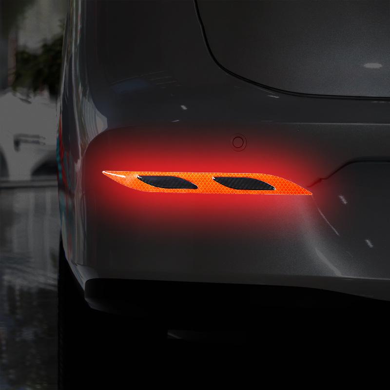 Reflexní gumové lišty proti kolizi a poškrábání pro auto