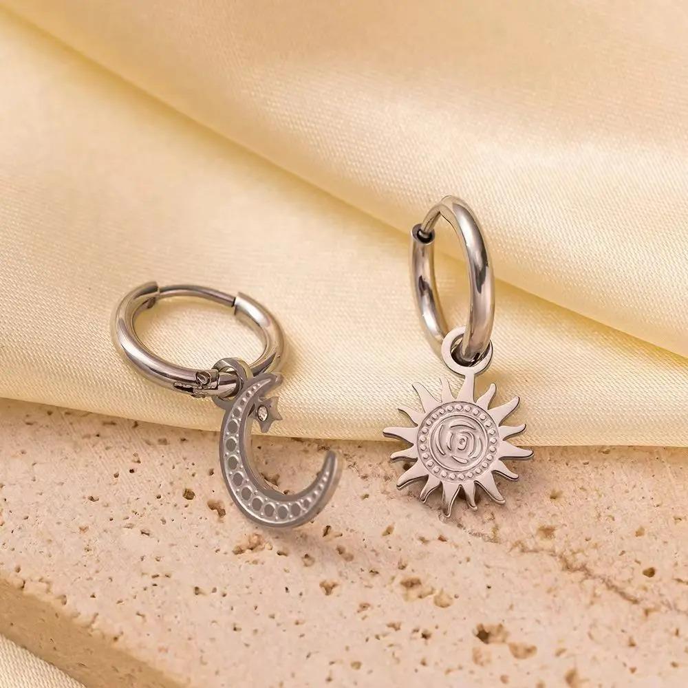 Vintage Sun Flower Earrings for Women Girls Retro Big Sunflower Earrings Jewelry Prevent Allergy Party Accessories Gift Jewelry