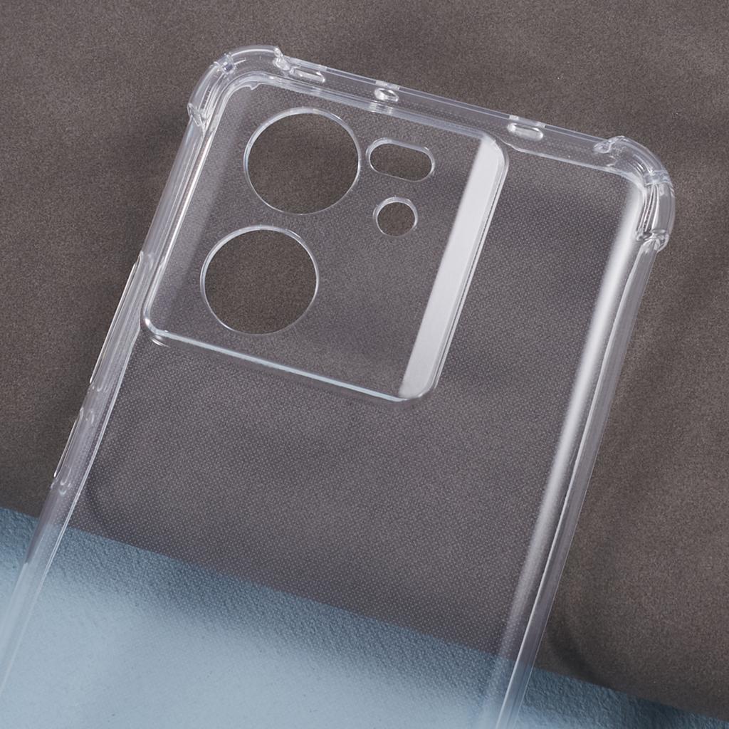 For Xiaomi 13T/13T Pro/Redmi K60 Ultra TPU Case Anti-drop Clear TPU Cover with Lanyard