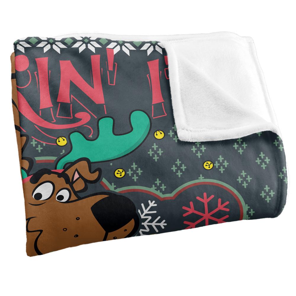 Scooby Doo Rockin It Christmas Blanket