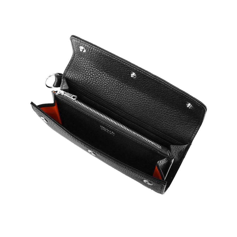 Calm Long Wallet Long Wallet CALM LONG WALLET Made In Japan Leather Yoshida Black [Porter] 041-03120 & Co.