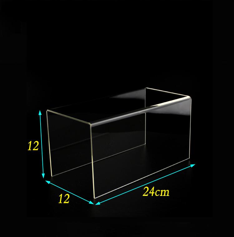Clear Acrylic Display Riser Stand Jewelry Display Shelf Cupcake Stand Showcase Fixtures for Candy Dessert Figures Collections