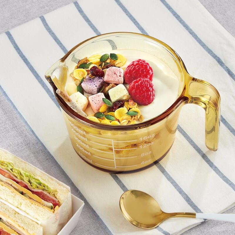 VISIONS Amber Glass Measuring Cup