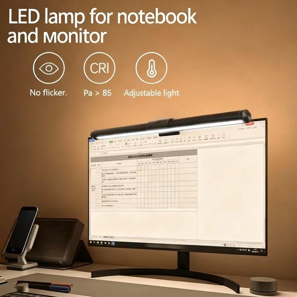 Touch Control Screen Hanging Lamp RGB Atmosphere RGB LED Lighting Monitor Light Bar Gaming Setup