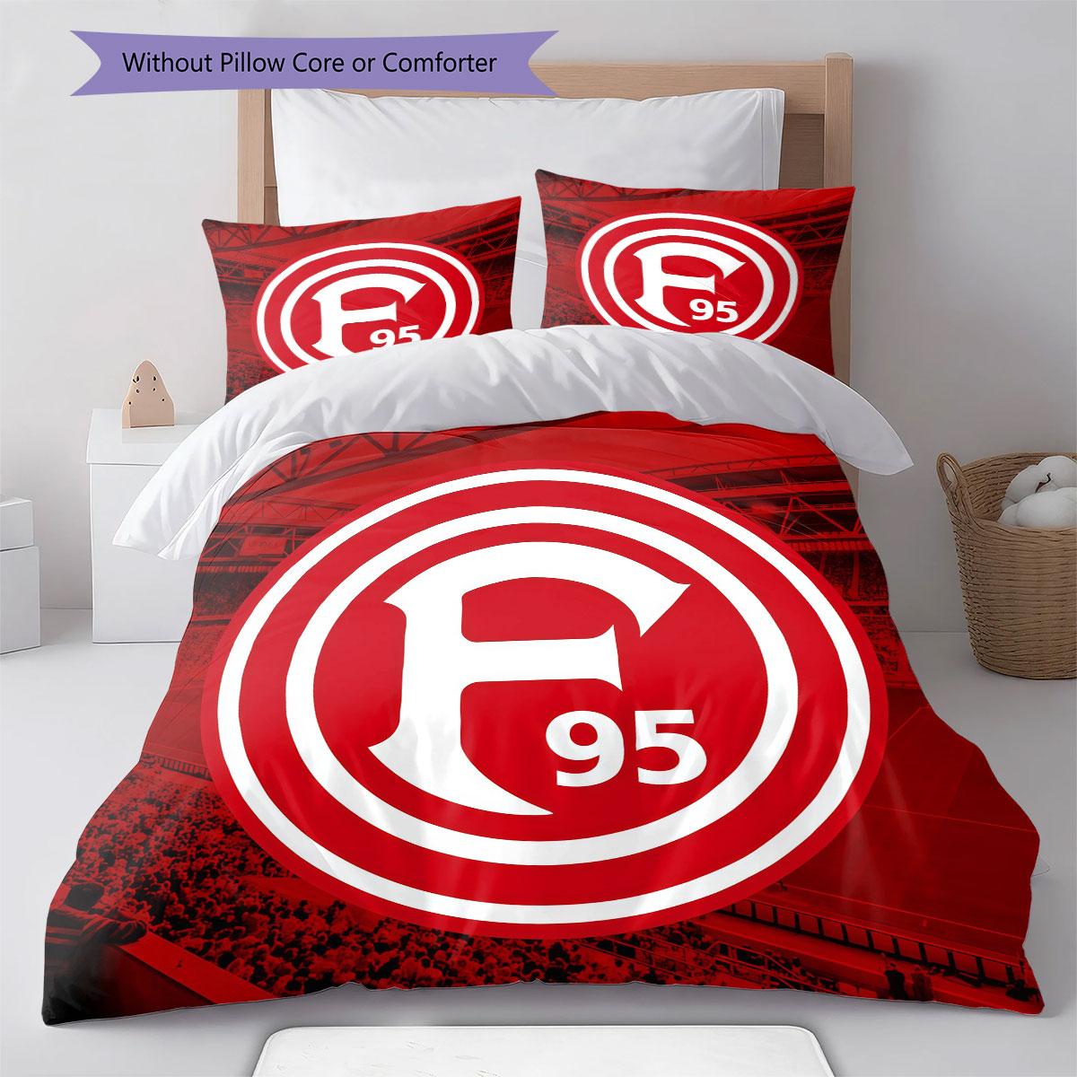 Fortuna Düsseldorf logo Gultasveļas sega Komplekts