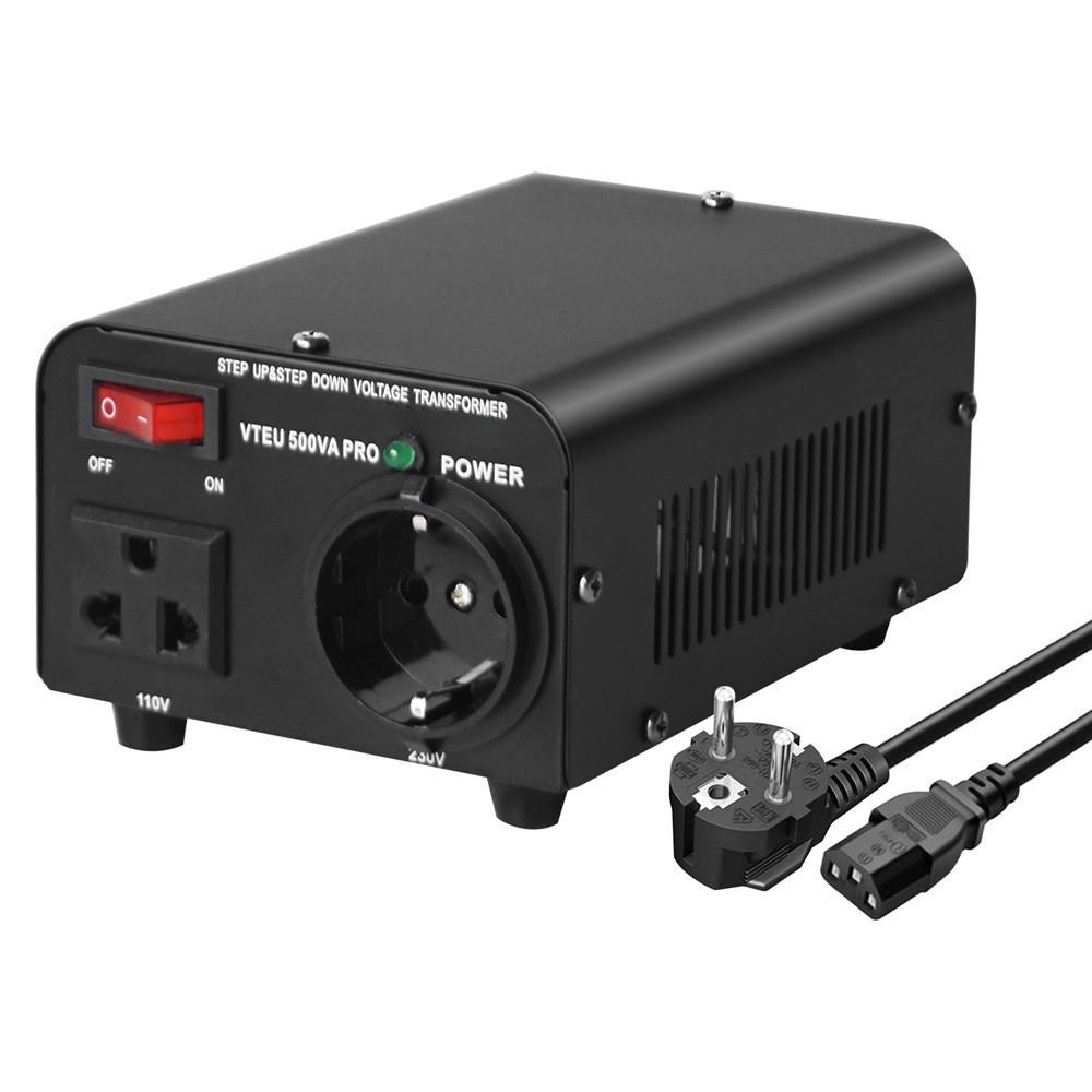 Household Voltage Transformer 110V to 220V Step Up & Down Transformer Portable Supply Voltage Converter