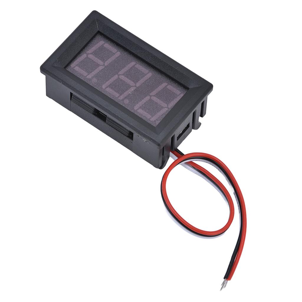 3 Wire DC Digital Display Voltmeter Display 0.56 Inch LED Digital External Display Module DC 099.9V(Blue Red )