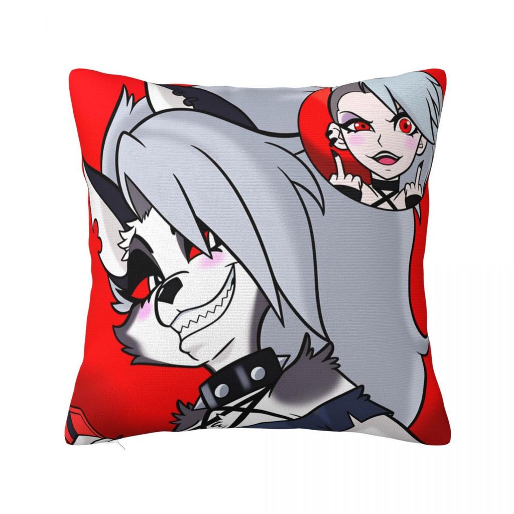 Federa per Cuscino Anime Sexy Loona Personalizzata Fai da Te Federa per Cuscino Helluva Boss Federa per Cuscino Decorativa per Ufficio Auto Casa