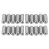 20 Pcs Hex Coupling Nut M6x1 L25mm Stainless Steel Threaded Rod Connectors for Bolts Studs Mechanical Screws