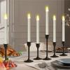Remote Controlled LED Taper Candles Flickering Effect Atmosphere Night Lamp  Home Wedding Decor