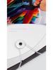 Rainbow 24-Grid Flip Rope PP Multi-layer Document Organizer Bag