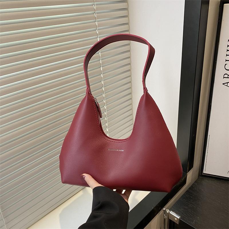 

Однотонная, фактурная, женская ручная сумка, универсальная сумка на одно плечо для городских поездок, женская красный