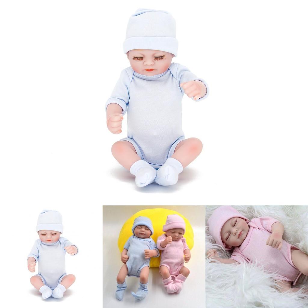 Baby Doll Miniature Realistic Waterproof Silicone And Cloth For Bathtime Play