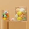 Katzen Spielzeug Farbe Bunt Macaron Farbe Weich Baumwolle Samt Plüsch Ball Sicher Beißen Kratzen Leise Leicht zu Reinigen Katzen Ball Spielzeug
