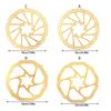 Stainless Steel Disc Brake Rotor Converter Quickly Install Disc Brake Conversion for Road Bike Disc Brake