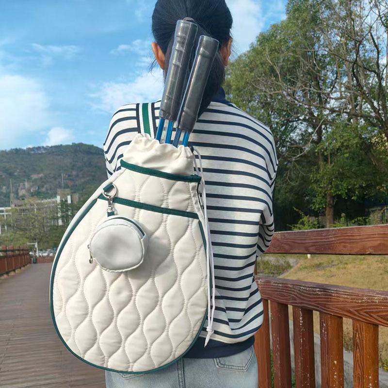 Wasserdichter Grenzüberschreitender Leichter Tennis- & Badminton-Schlägerrucksack - Große Kapazität, Einzelschulter für Männer & Frauen