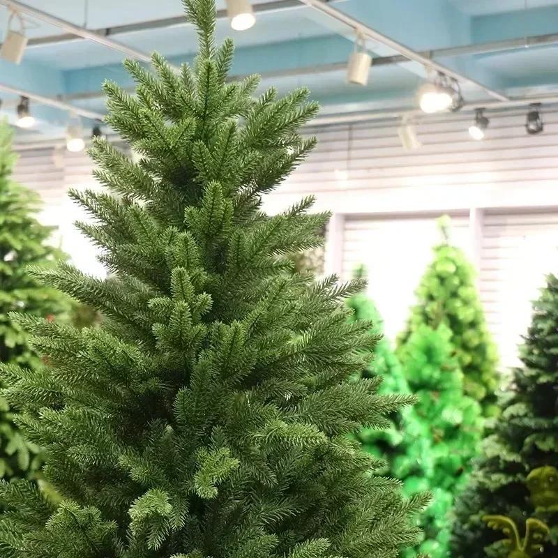 PVC Christmas Tree Large Encrypted Green Simulation Tree Hotel Indoor and Outdoor Decoration  Christmas Ornaments