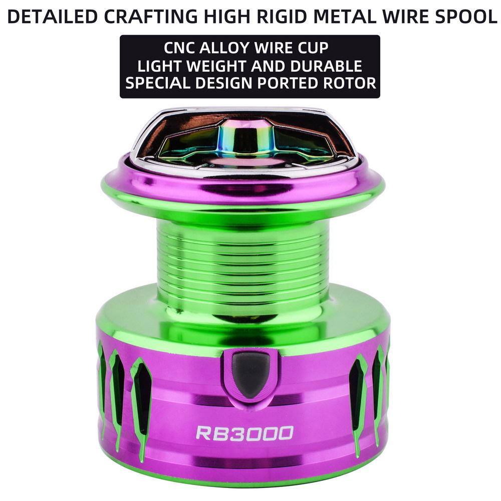 Long Cast Metal Spinning Wheel Fishing Reel for Sea Rods