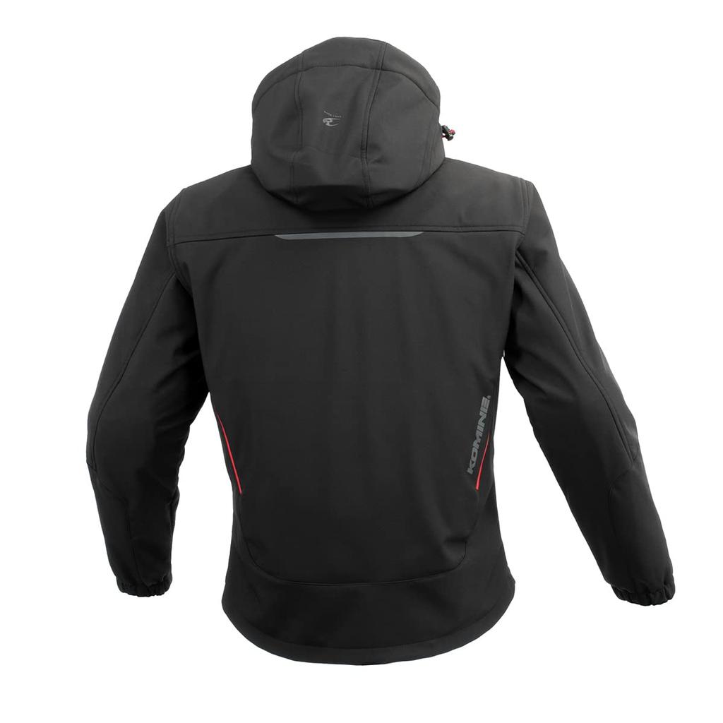 Motorcycle Jacket Protective Soft Shell Winter Parka IFU Neo XL [KOMINE] - JK-5792 07-5792 Black/Red