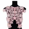 Multi-Color 3D Nail Beads Delicate Mesh Embroidered Sequins Embroidery Lace Patch High-End Fabric Floral Collars