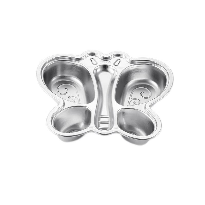 Children s Stainless Steel Divided Dinner Plate