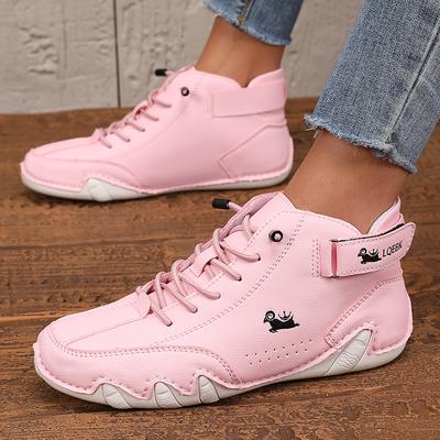 Women Leather Luxury Loafers Flat Bottom Comfortable Lazy Driving Hiking Soft Sole Breathable Anti Slip Casual Shoes Large Size