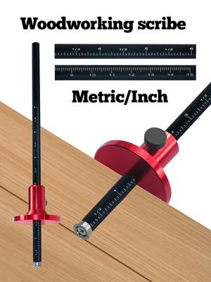 Wheel Marking Gauge Metric/Inch European Style Scriber Carpentry Parallel Line Drawing Mortise Wood Scribe Woodworking Tool