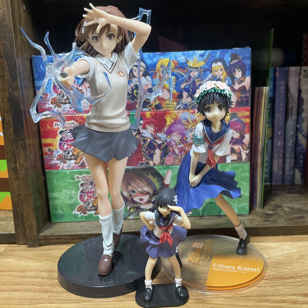 

[Б/У] A Certain Scientific Railgun Мисака Микото, Уихару Кадзари и Сатэн Руйко Фигурка Масштаб