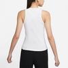 Nike Sportswear Essentials Embroidered Logo Training Tank Top Women Tops White CZ9815-100