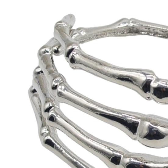 Arm Ring Bracelet Dark Style Adjustable Skull Hand Wristband Clothes