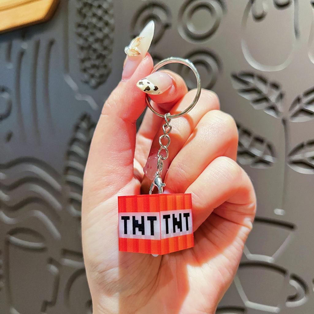 Keychain Backpack Pencil Case DIY Accessories Soft Rubber Decorative Keyring