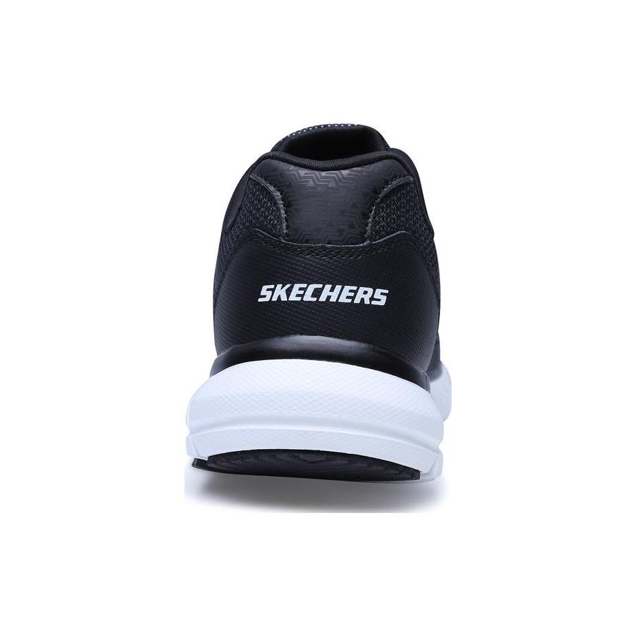 Skechers Mens Low-Top Sports Casual Shoes Men Sneakers Black White 999743-BKW