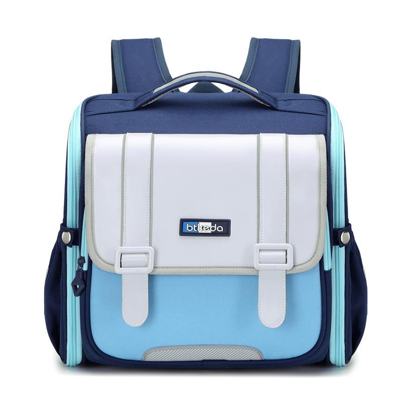 Orthopedische Basisschool rugzak Kinderen Schooltassen Meisjes Jongens waterdichte Rugzak Schooltas Kinderen Boekentas Mochila Infantil blue