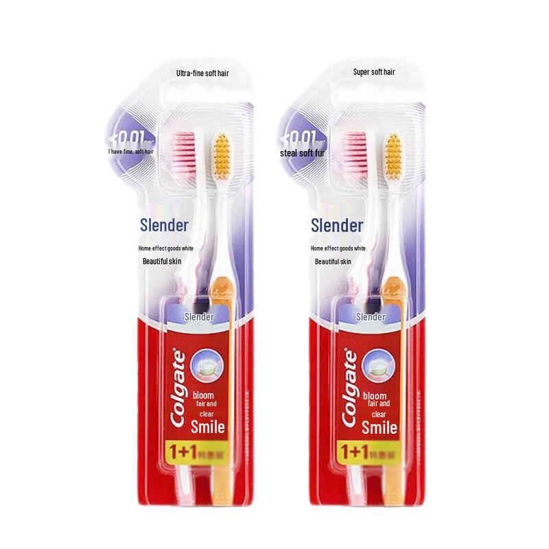 Colgate Whitening Soft Bristle Toothbrush 4-Pack