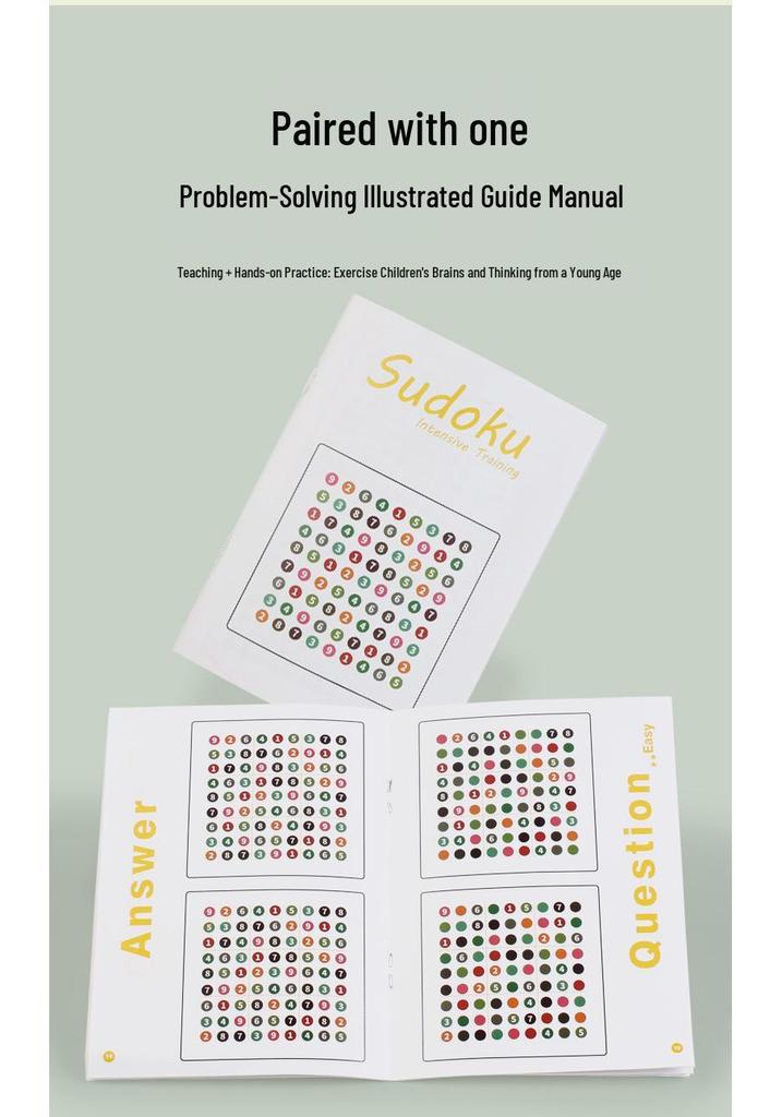 Sudoku Puzzle Board: Logic & Brain Development Toy for Kids' Early Education